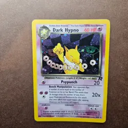 Dark Hypno 9/82 Pokemon Team Rocket Holo Rare Card - MP - Image 1