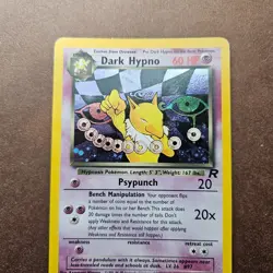 Dark Hypno 9/82 Pokemon Team Rocket Holo Rare Card - MP - Image 2