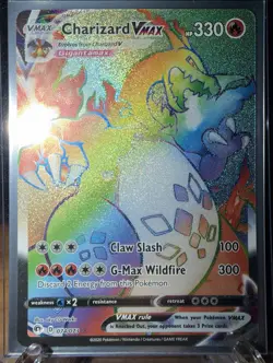 Pokemon TCG Charizard VMAX Champions Path Secret Rainbow Rare Card - Image 1
