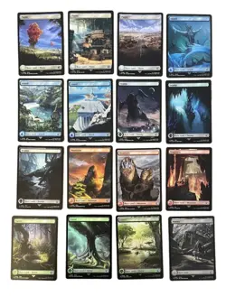 16 Full Art FOIL BASIC LAND NM Final Fantasy MTG Magic Fast Shipping 🚚 💨 - Image 1