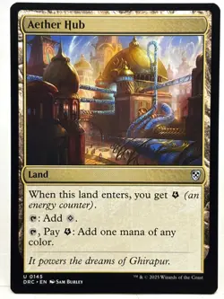 Aether Hub NM/M* Aetherdrift Commander ENGLISH 0145 mtg -UnltdCards - Image 1