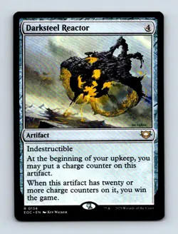#134 2025 Edge of Eternities Commander Darksteel Reactor Rare - Image 1