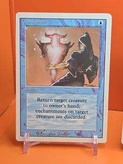 🔵🔵🔵 (4) 1994 MAGIC The Gathering UNSUMMON REVISED 3RD EDITION PLAYED 🔵🔵🔵5 - Image 2