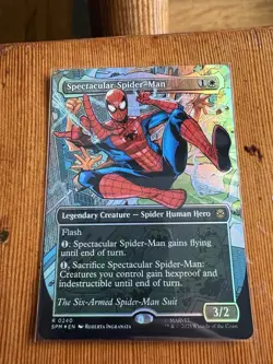 magic the gathering Spectacular Spider-man 6 Armed Borderless Textured Foil - Image 1
