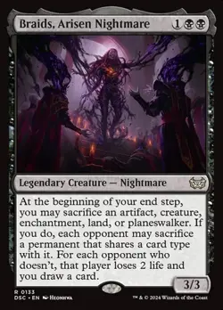 1x Braids, Arisen Nightmare NM Eng MTG - Duskmourn Commander - Image 1