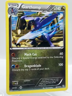Garchomp 90/124 B&W Dragons Exalted Holo Rare Vintage Pokemon TCG Card NM - Image 2