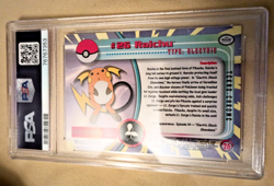 Pokemon 2000 Topps Chrome Raichu #26 T.V. - Tekno PSA 8 MINT - Image 2