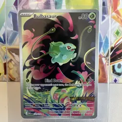 Bulbasaur 133/132 Illustration Rare (IR) SEALED Promo Pokemon Mega Evolution NM - Image 1