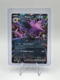 Pokemon Team Rocket's Nidoking ex SVP 217 Destined Rivals Black Star Promo NM - Image 1