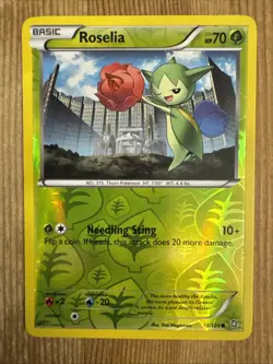 Roselia - 13/124 - Common - Reverse Holo NM, English Pokemon Dragons Exalted - Image 1