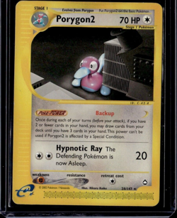 Pokemon - Aquapolis Porygon2 2003 28/147 Rare - Image 1
