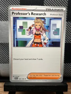Pokemon TCG: Professor's Research 189/198, Scarlet & Violet Base Set - Image 1