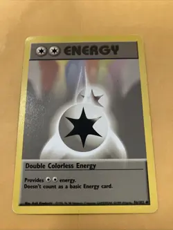 1999 Pokemon Base Set Double Colorless Energy #96/102 - Lp - Image 1