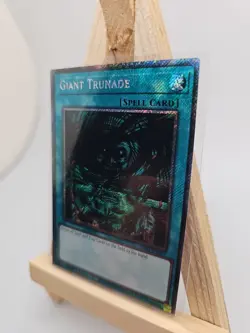 Yu-Gi-Oh Giant Trunade 1st Edition Platinum Secret Rare RA03-EN097 Near Mint... - Image 3