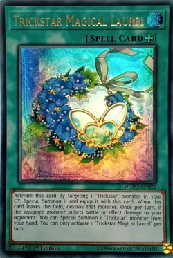 DUPO-EN022 TRICKSTAR MAGICAL LAUREL ULTRA RARE 1ST EDITION YuGiOh CARD - Image 1
