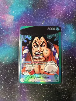 One Piece Card TCG Kouzuki Oden Alt Art Leader OP01-031 Romance Dawn - Image 1