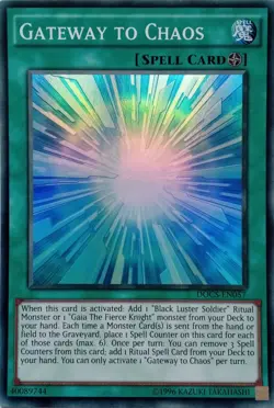 DOCS-EN057 GATEWAY TO CHAOS SUPER RARE 1ST EDITION YuGiOh CARD - Image 1