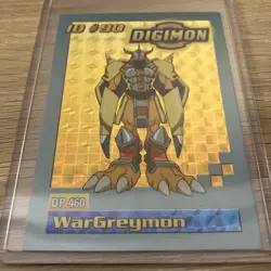 Digimon Card Lot/2001 Digimon TCG ID#90 WarGreymon Holo Metalgarurumon Holo - Image 3