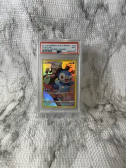 PSA 9 MINT Piplup Full Art 2019 Cosmic Eclipse Secret 239 Graded Pokemon Card - Image 1