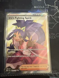 Pokemon TCG Iris's Fighting Spirit Journey Together Full Art Card 180/159 NM - Image 1