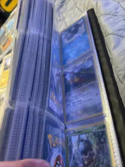 Old Pokemon Binder With Over 70 Sleeves And Dull With Cards - Image 4