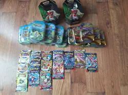 POKEMON CARD BOOSTER COLLECTION - 15 SEALED PACKS, STELLAR CROWN ETC - Image 1