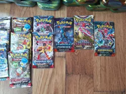 POKEMON CARD BOOSTER COLLECTION - 15 SEALED PACKS, STELLAR CROWN ETC - Image 4
