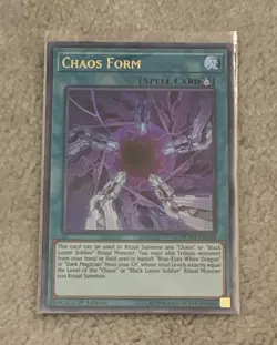 Chaos Form NM Ultra Rare (DUPO-EN049, 1st Edition) Yugioh Card - Image 1