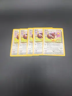 WOTC Jungle Lot Of 45 Cards Pokemon Non Holo Bulk TCG Eevee Etc - Image 2