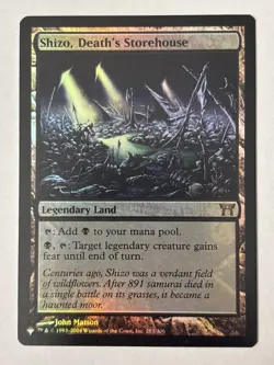 Shizo, Death’s Storehouse - FOIL - The List Reprints - MTG LP - Image 1