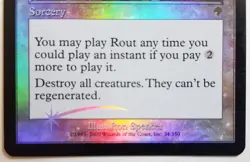 MtG foil Rout (#34) +1 - LP - Invasion - NEXT DAY SHIPPING! - Image 4