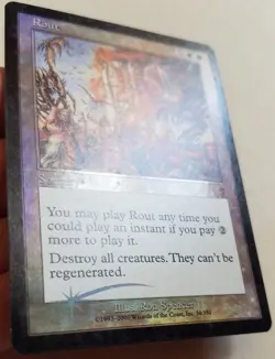 MtG foil Rout (#34) +1 - LP - Invasion - NEXT DAY SHIPPING! - Image 5