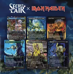 MTG Secret Lair PRESALE FOIL Iron Maiden: Album Art - Image 1