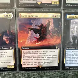 MTG LTR Extended Alt Art Pack Fresh 0093-0160 Forth Eorlingas Nazgul Sauron - Image 4