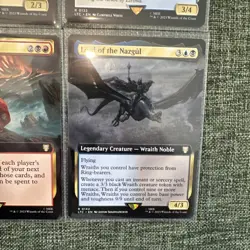MTG LTR Extended Alt Art Pack Fresh 0093-0160 Forth Eorlingas Nazgul Sauron - Image 5