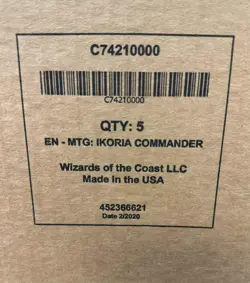 MTG Ikoria Commander 2020 Sealed Case : Deck Set of 5 - Magic The Gathering NEW - Image 2