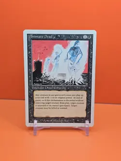 ⚫⚫⚫ 1994 MAGIC The Gathering ANIMATE DEAD REVISED 3RD EDITION PLAYED ⚫⚫⚫3 - Image 1
