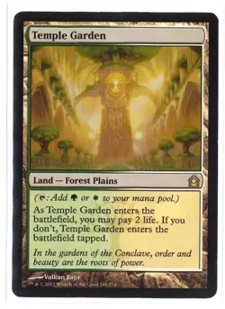 MTG Return to Ravnica - 1x Temple Garden - MP - Image 1