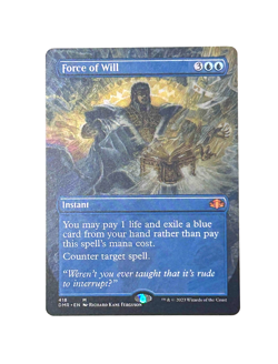 Force of Will (Borderless) Dominaria Remastered Regular - Image 1
