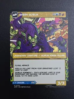 MTG Marvel's Spider-Man Norman Osborn Green Goblin (Borderless) M 0220 Non Foil - Image 2