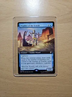 Prophet Of The Scarab Borderless Rare, Aetherdrift Commander #025, MTG Magic - Image 1