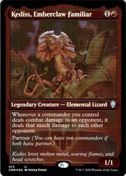 MTG Kediss, Emberclaw Familiar (Foil Etch) (573) | NM | Commander Legends {CMR} - Image 2