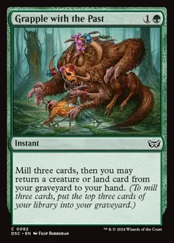 1x Grapple with the Past NM Eng MTG - Duskmourn Commander - Image 1