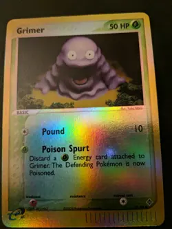 Grimer 57/97 EX Dragon - Reverse Holo Pokemon Card - Excellent - Image 1