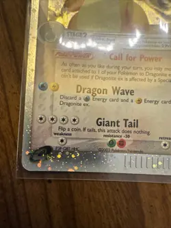 Pokemon TCG Dragonite EX 2003 Holo Card 90/97 Dragon E Reader MP - Image 5