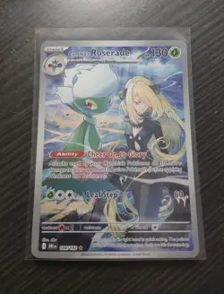 2025 Pokemon TCG DRI EN Cynthia's Roserade Illustration Rare 184/182 - Image 1