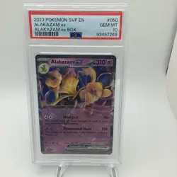 Alakazam EX #50 PSA 10 Cosmos Holo - 2023 Pokemon Svp En-Sv Black Star Promo - Image 1