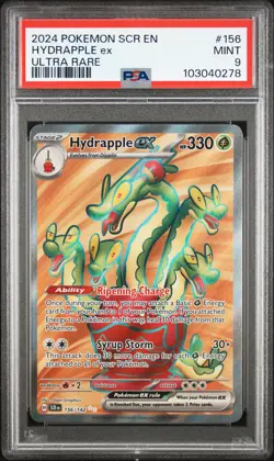 2024 POKEMON SCR EN-STELLAR CROWN ULTRA RARE #156 HYDRAPPLE EX PSA 9 - Image 1