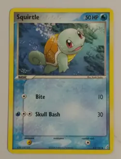 Squirtle 63/100 **MINT** - EX: CRYSTAL GUARDIANS (2006) Pokemon TCG - - Image 1