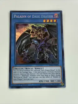 Yu Gi Oh Paladin of Dark Dragon (DRL2-EN018) 1st edition (NM) - Image 1